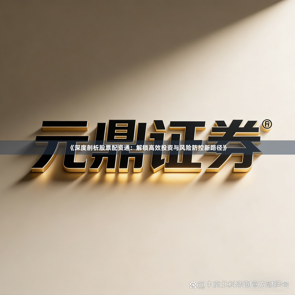 《深度剖析股票配资通：解锁高效投资与风险防控新路径》