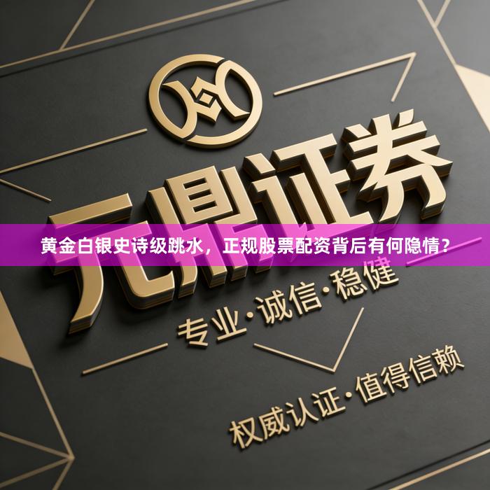 黄金白银史诗级跳水，正规股票配资背后有何隐情？