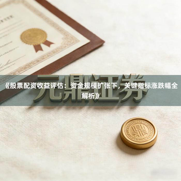 《股票配资收益评估：资金规模扩张下，关键指标涨跌幅全解析》