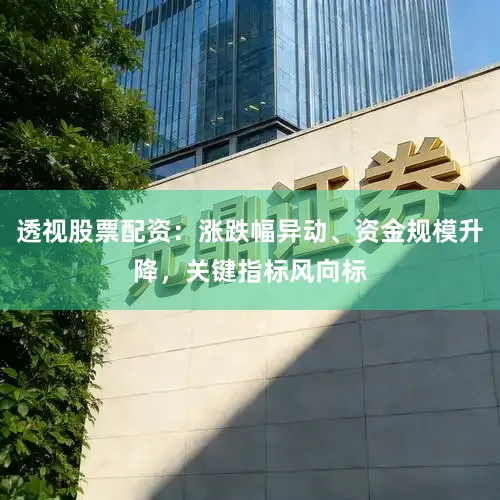 透视股票配资：涨跌幅异动、资金规模升降，关键指标风向标