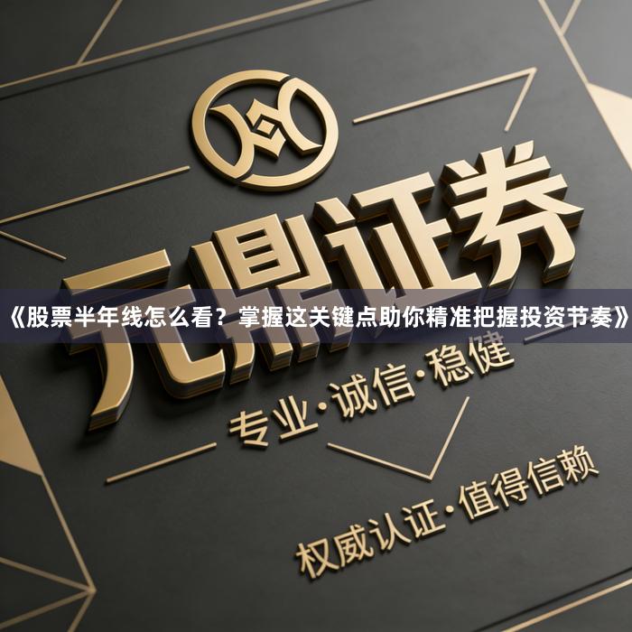 《股票半年线怎么看？掌握这关键点助你精准把握投资节奏》
