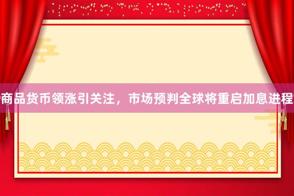 商品货币领涨引关注，市场预判全球将重启加息进程
