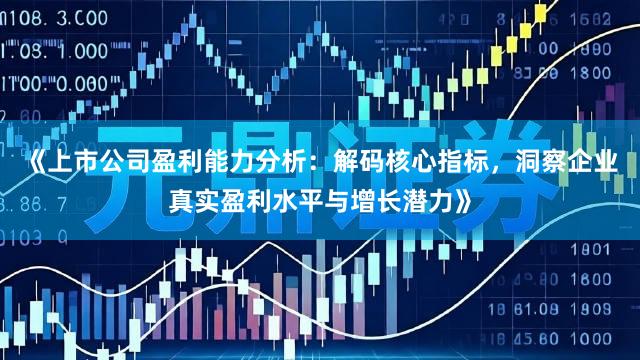《上市公司盈利能力分析：解码核心指标，洞察企业真实盈利水平与增长潜力》