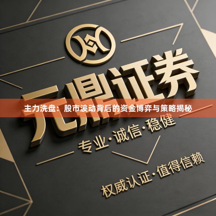 主力洗盘：股市波动背后的资金博弈与策略揭秘