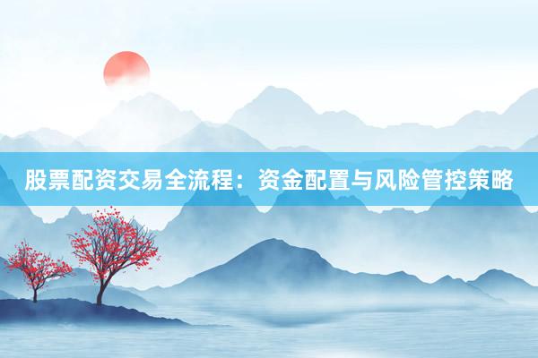 股票配资交易全流程：资金配置与风险管控策略